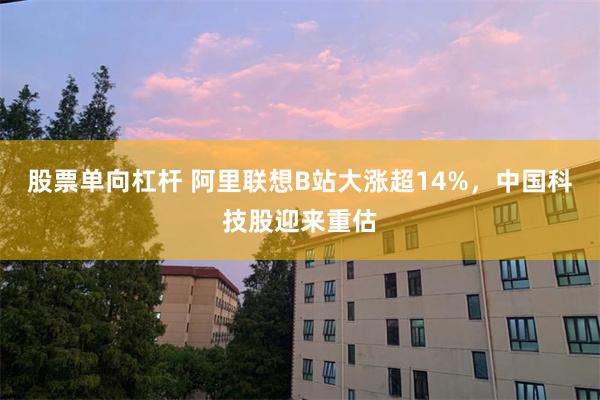 股票单向杠杆 阿里联想B站大涨超14%，中国科技股迎来重估