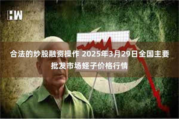合法的炒股融资操作 2025年3月29日全国主要批发市场蛏子价格行情