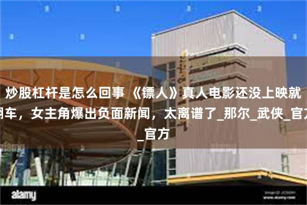 炒股杠杆是怎么回事 《镖人》真人电影还没上映就翻车，女主角爆出负面新闻，太离谱了_那尔_武侠_官方