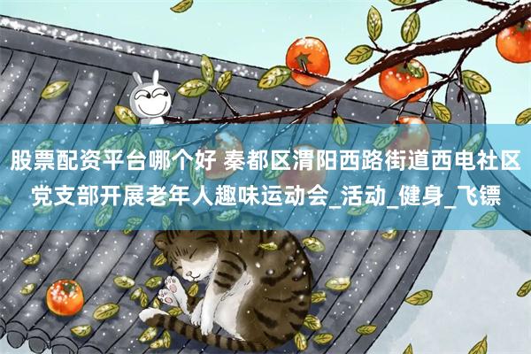 股票配资平台哪个好 秦都区渭阳西路街道西电社区党支部开展老年人趣味运动会_活动_健身_飞镖